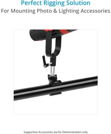 PROAIM SnapRig End Jaw Vise Grip/Clamp with 5/8 Baby Pin - Sturdy & Secure Clamp with 2 Clamping Range & 20kg Payload - Buy Online on GoSupps.com