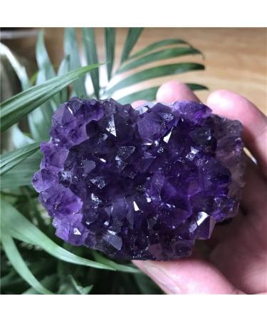 Home Decor Natural Dream Amethyst Quartz Crystal Cluster Specimen Gifts Natural Crystal Room Decoration FUZEGRDLI (Size : 70-90g)