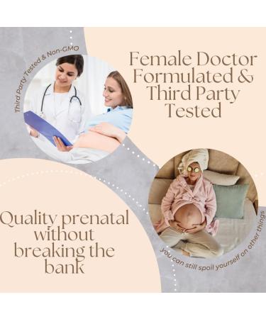 Research Labs Prenatal Vitamins for Women 2 Fer 1 Ad: 6X More Bioavailable Methylated Folate Folic Acid MTHF 5 | Supports Brain Development, Healthy Growth 60 Count (Pack of 2) - Buy Online on GoSupps.com
