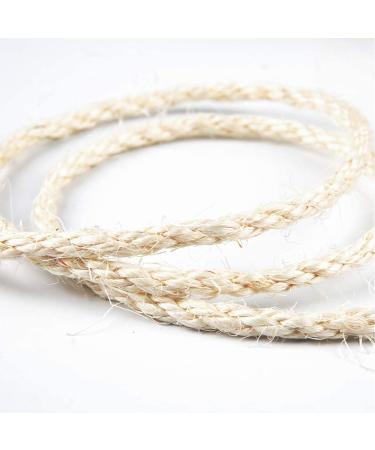 Yangbaga 6mm Cat Sisal Rope for Scratching Post Tree Replacement and DIY Scratcher - 33FT Hemp Rope with Sisal Ball - Buy Online on GoSupps.com