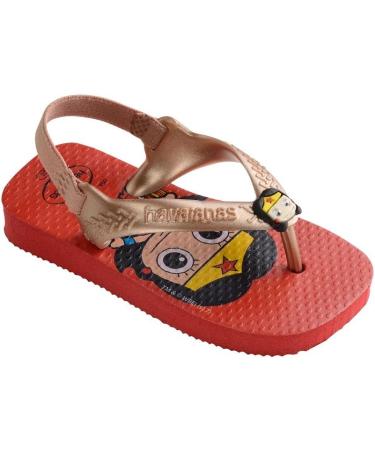 Havaianas Unisex Babies Heroes Sandals - Ruby Red (6 UK Child) - Buy Online on GoSupps.com