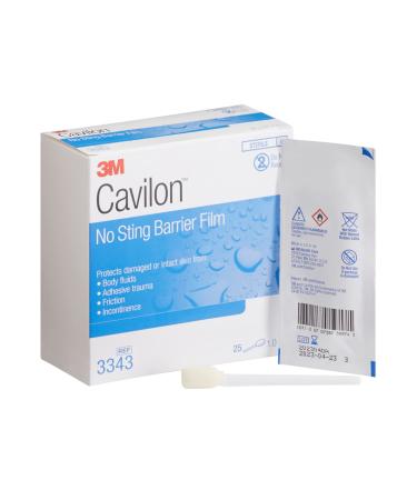 3M Health Care 3344 Cavilon No Sting Barrier Film 1 mL Wipe (Pack of 100) Unscented 1 Count (Pack of 100)