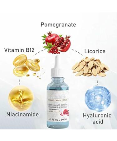 Jelly Booster Pigment Treatment Body Potion with Pomegranate and Vitamin B12 Extracts Fast Absorbing Lightweight Serum Improves Pigmentation for Face and Body1pc - Buy Online on GoSupps.com