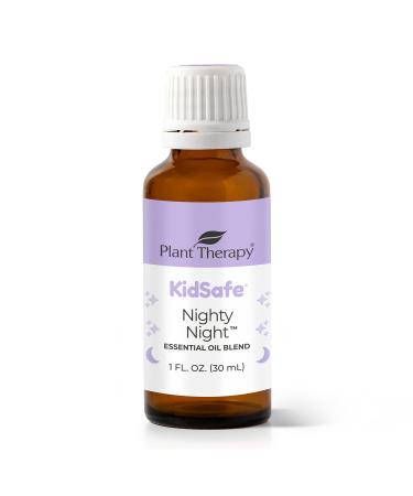 Plant Therapy KidSafe Nighty Night Essential Oil Blend for Sleep 30 mL (1 oz) 100% Pure Undiluted Natural Aromatherapy Therapeutic Grade