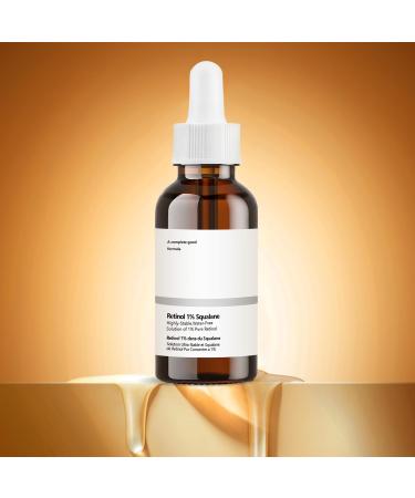 Retinol 1% in Squalane Serum Retinol serum for face Retinol Serum For Dry Skin Moisturizing Retinol Face Serum For Fine Lines & Acne