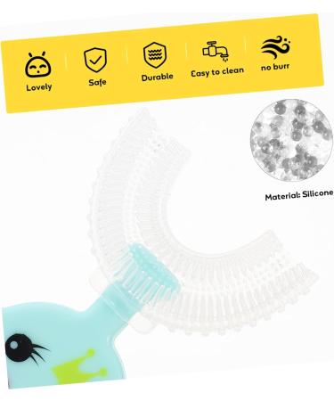 Beaupretty U-Shape Children's Toothbrush - Kids' Oral Care Cleaning Tool for Healthy Teeth - Buy Online on GoSupps.com