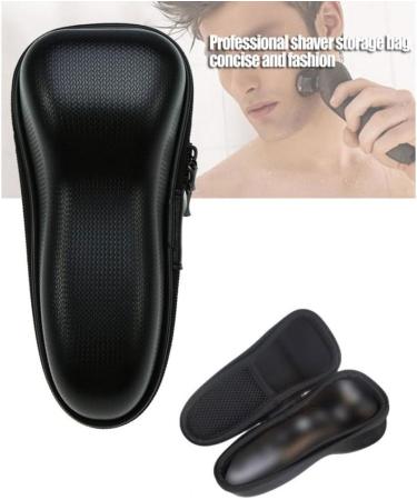 Shaver Organizer Case - Portable Electric Shaver Storage Bag for Travel | Black EVA Travel Carrying Case - Buy Online on GoSupps.com