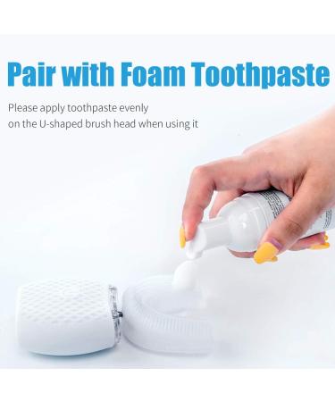 ENYOFLUR U-Shaped Automatic Toothbrush for Adults | 360 Cleaning | 30'' Timer | Wireless Charging | Travel & Home Use - Buy Online on GoSupps.com