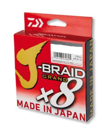 Daiwa J-Braid Grand 8-Braid 150 meters multicolor braided fishing line 0.10mm / 7.0kg / 15lbs