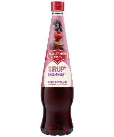 Mautner Markhof Syrup + red grape syrup with berries
