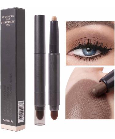 Eye Shadow Sticks | Pearl Shimmer Eyeshadow Stick - Eye Brightener Stick Highlighter Makeup Matte Shimmer Eye Brightener Stick Sritob 01# Gray Brown - Buy Online on GoSupps.com