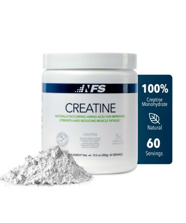 NF Sports Creatine Energy Protein Powder,Unflavored Protein Powder for Muscle Recovery & Strength, Sports Drink Powder, Dietary Supplement, No Artificial Flavors (300g, 60 Servings)