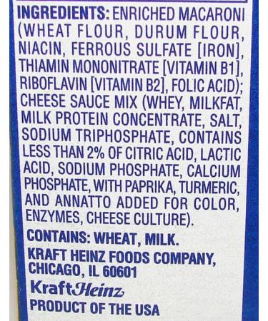 5 Packs Kraft Macaroni Macaroni and Cheese 5 x 7.25 oz / 206 g - Buy Online on GoSupps.com