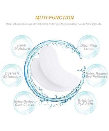 SRCKFIZ 100 Pairs Lint Free Eye Gel Pads for Eyelash Extensions - Hydrogel Under Eye Patches for Professional Use - Buy Online on GoSupps.com