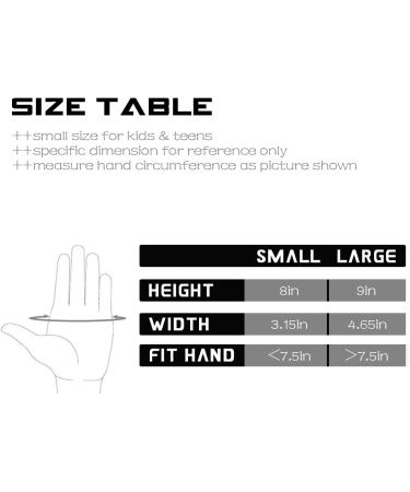 Luniquz MMA Gloves - Kids & Adults Punching Bag Boxing Sparring Grappling Half Finger Gloves with Thick Padding and Long Wrist Wrap - Black (Small) - Buy Online on GoSupps.com