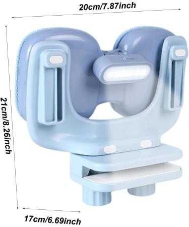 Sitting Posture Corrector for Kids | Height Adjustable Students Vision Writing Desk Posture Corrector | Sitting Posture Corrector for Kids Reading and Writing Anti Myopias Light Blue - Buy Online on GoSupps.com