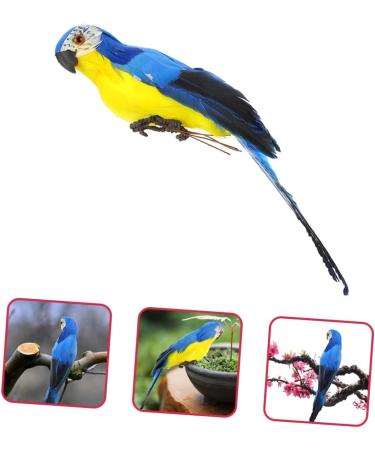 Toyvian 5pcs Sculptures Vivid Statue Desktop Supply Adornment Realistic Figure Birds Ornament Blue for 20x5cmx5pcs Bluex5pcs - Buy Online on GoSupps.com