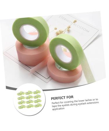 Angoily 24 Rolls Eyelash Tape - Colored Adhesive Fabric for Eyelash Extensions & Hair Care | Non-Woven Cosmetic Tape 900x1.1cm Green - International Shipping Available - Buy Online on GoSupps.com