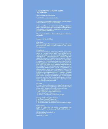 Revival C5 Derma-Clera 24/7 Ampoule 50ml Lightweight Daily Serum - Buy Online on GoSupps.com