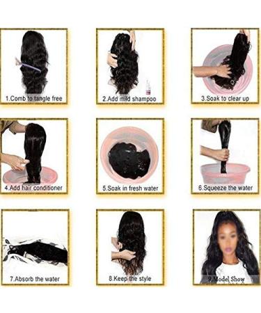 Baju Frontal Human Hair Wigs for Women - Pre Plucked 150 Density Lace Extensions (16 & 26 Inch) - Shop Internationally - Buy Online on GoSupps.com