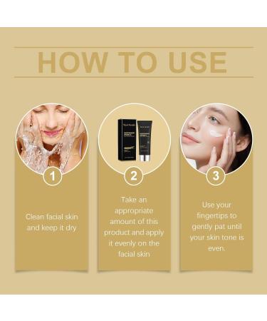 Buy 2PCS Niacinamide & Vitamin C Face Cream - Hydrating Black Tube Moisturizer for Flawless Skin - Buy Online on GoSupps.com