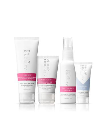 Philip Kingsley Holiday-Proof Hair Care Travel Collection - Pre-Swim Protection Leave-In Conditioner Deep Conditioning Mask & Serum for All Hair Types - Buy Online on GoSupps.com