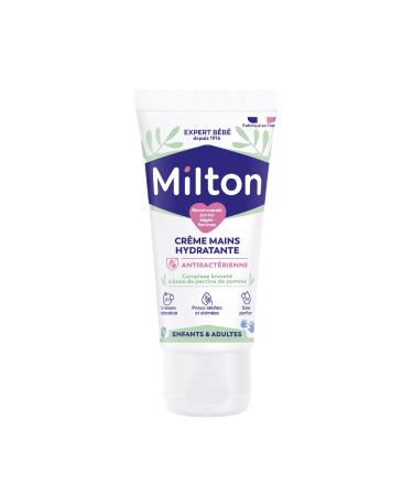 Antibacterial Moisturizing Hand Cream | 50ml | Milton | Protective Barrier | Sensitive Skin | Moisturizes and Protects | 24 Hours of Hydration | From 3 Years | Made in France