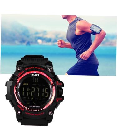 Yardwe Health Monitoring Band - Heart Rate & Sleep Tracker | Waterproof Fitness Bracelet - Medium Red - Buy Online on GoSupps.com