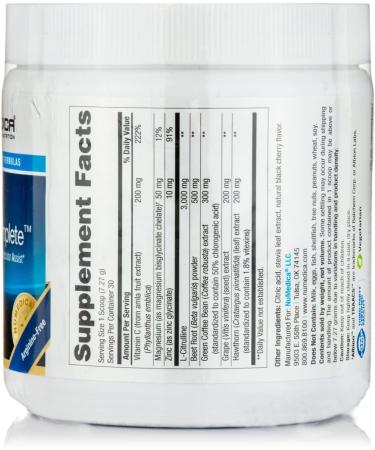 NuMedica NOVA Nitric Oxide Vascular Assist - 7.69 oz Natural Black Cherry Flavor | Boost Circulation & Enhance Performance for Men & Women - Buy Online on GoSupps.com