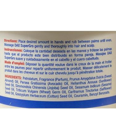Dax Supergro Cheveux et le cuir chevelu Apr s-shampooing r volutionnaire Formule liquide 198 4 gram (lot de 12) - Buy Online on GoSupps.com