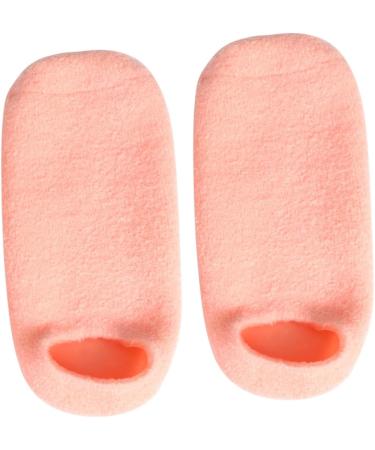 minkissy 2 Pairs Orange Sock Foot Softening Socks Moisturizing Socks Heel Sleeve Women Heel Repair Spa Socks Cracked Heels Guard Dry Feet Socks Womens Socks Hosiery Floor Socks Cosmetic - Buy Online on GoSupps.com