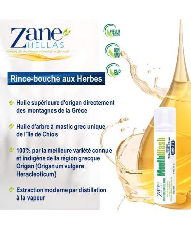 Zane Hellas MouthWash. Oral rinse with oil of oregano. Great for gingivitis plaque dry mouth & bad breath. Alcohol & fluoride free. Buy 3 get 1 free - Buy Online on GoSupps.com