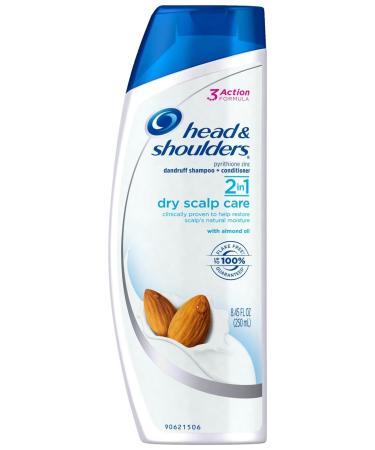 Head & Shoulders Dry Scalp Care 2-in-1 Dandruff Shampoo + Conditioner - Almond Oil - 8.45 oz