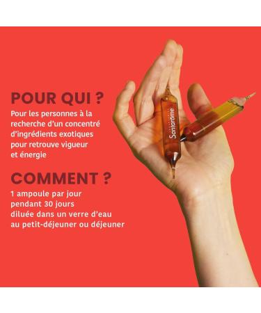 Organic Santarome - Organic Moringa Maca | Food Supplement Energy and Vitality | To regain vigor and energy - Organic Herbal - Maca Moringa Rosemary | 20 Bulbs | Vegan | Made In France - Buy Online on GoSupps.com