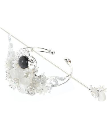 Hair Sticks Hanfu Hair Crown Japanese Hairpin Flower Hair Glued Chopsticks Chinese Hemfu Hair Accessories Hair Sticks for Bun Women - Buy Online on GoSupps.com