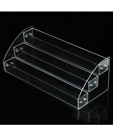 Dioche Nail Polish Holder - 3-Tier Transparent Makeup Organizer Display Stand | Ideal for Nail Polish Storage - Buy Online on GoSupps.com