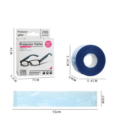 200 Disposable Glasses Protection Sleeves for Hair Coloring - Hairdresser Accessories - Buy Online on GoSupps.com