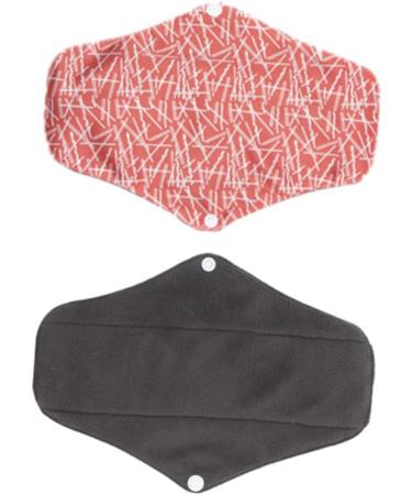 Reusable Bamboo Charcoal Cotton Mama Pads - Washable Cloth Menstrual Napkin - M12 Portable Towel - Eco-Friendly & Absorbent - 1 Count - Buy Online on GoSupps.com