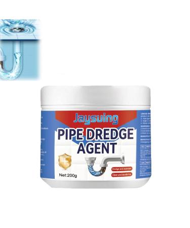 Auyuiiy Pipe Dredge Deodorant Sewer Toilet Kitchen Dredging Deodorant Powerful Sink Drain Cleaner Pipe Dredging Agent Pipe Dredging Agent for Kitchen Toilet (200G)