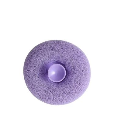 Bath Sponges for Adults Bath Sponge Mesh Pouf Bath Sponge Foam Loofah Sponge (Size : Violet)