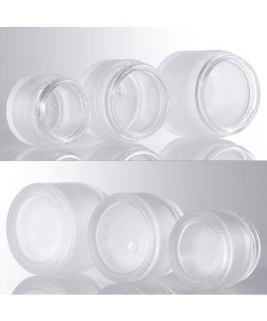 6 Pack Glass Jars with Wooden Lid - 15ml Cream Containers for Cosmetics Lip Balm & Lotions - Travel-Friendly Sample Jars - Buy Online on GoSupps.com