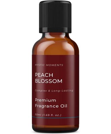 Mystic Moments Peach Blossom Fragrance Oil 50ml - Ideal for Soaps, Candles, Bath Bombs & More - Buy Online on GoSupps.com
