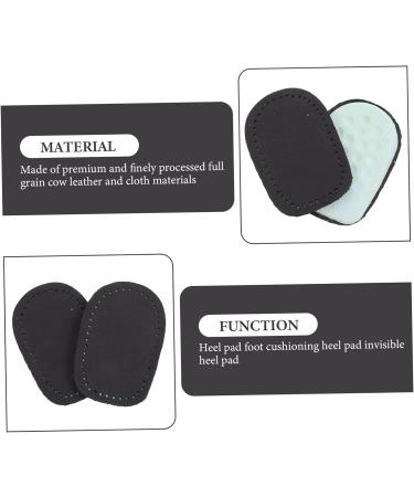 FRCOLOR Heel Pads for High Heels - 8 Pairs Cushioned Inserts for Foot Comfort - Black Rear Half Pads (9.52x7x0.8cm) - International Shipping Available - Buy Online on GoSupps.com