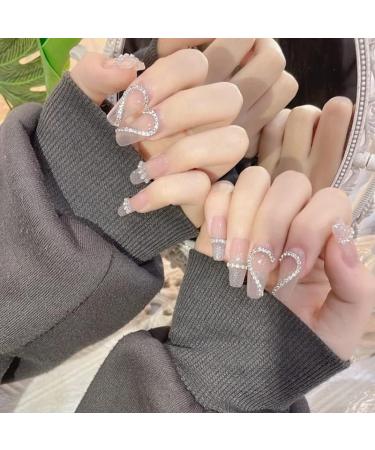 10 pcs Nail Rhinestones Chain Gold Silver Pearl AB Colors Crystal 3D Decorations - Buy Online on GoSupps.com