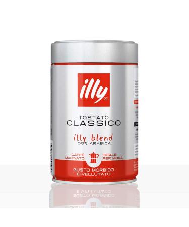 Buy Illy Espresso MOKA Ground Coffee 250g - Pack of 12 | International Shipping Available - Buy Online on GoSupps.com