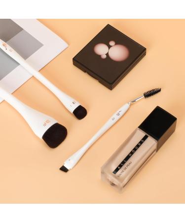 Premium Makeup Brushes Set - Foundation Concealer Dual-Ended Eyebrow & Eyelash Brushes for Flawless Application - International Shipping Available - Buy Online on GoSupps.com