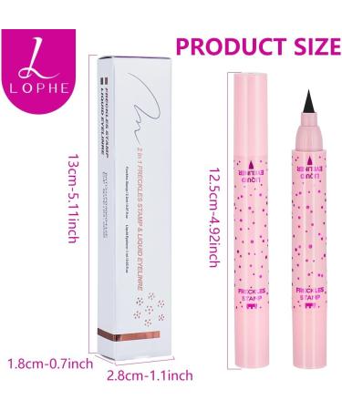LOPHE Freckle Pen Dual Function Clear Natural Spots Waterproof Easy to Apply 22ml 1 Clear Function - Buy Online on GoSupps.com
