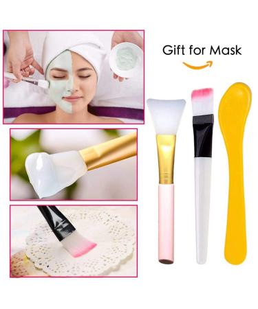 100 pcs Compressed Facial Mask Sheets - Natural Cotton DIY Disposable Masks with Free Mask Bowl, Brushes, and Hair Band - Buy Online on GoSupps.com