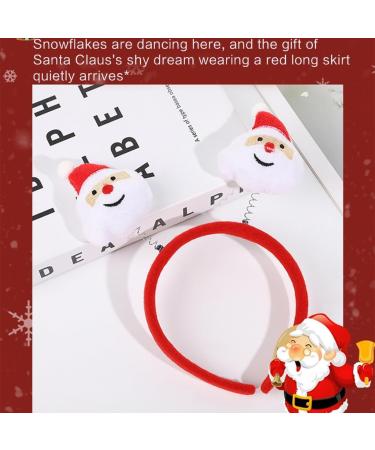 xbiez Eye Catching LED Headbands for Christmas Be the Life of the Celebration (One Size Springy Santa Hat & Christmas Tree Designs) Santa Claus - Buy Online on GoSupps.com