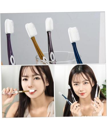 Tovinanna 4-Piece Nano Toothbrush Set - Super Soft Oral Care for Adults & Children | Portable Silicone Toothbrushes for Healthy Mouth Care - Buy Online on GoSupps.com